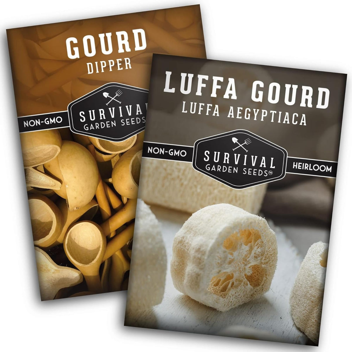 SURVIVAL GARDEN SEEDS dipper-gourd-seed-packet for easy planting and decorative gourds