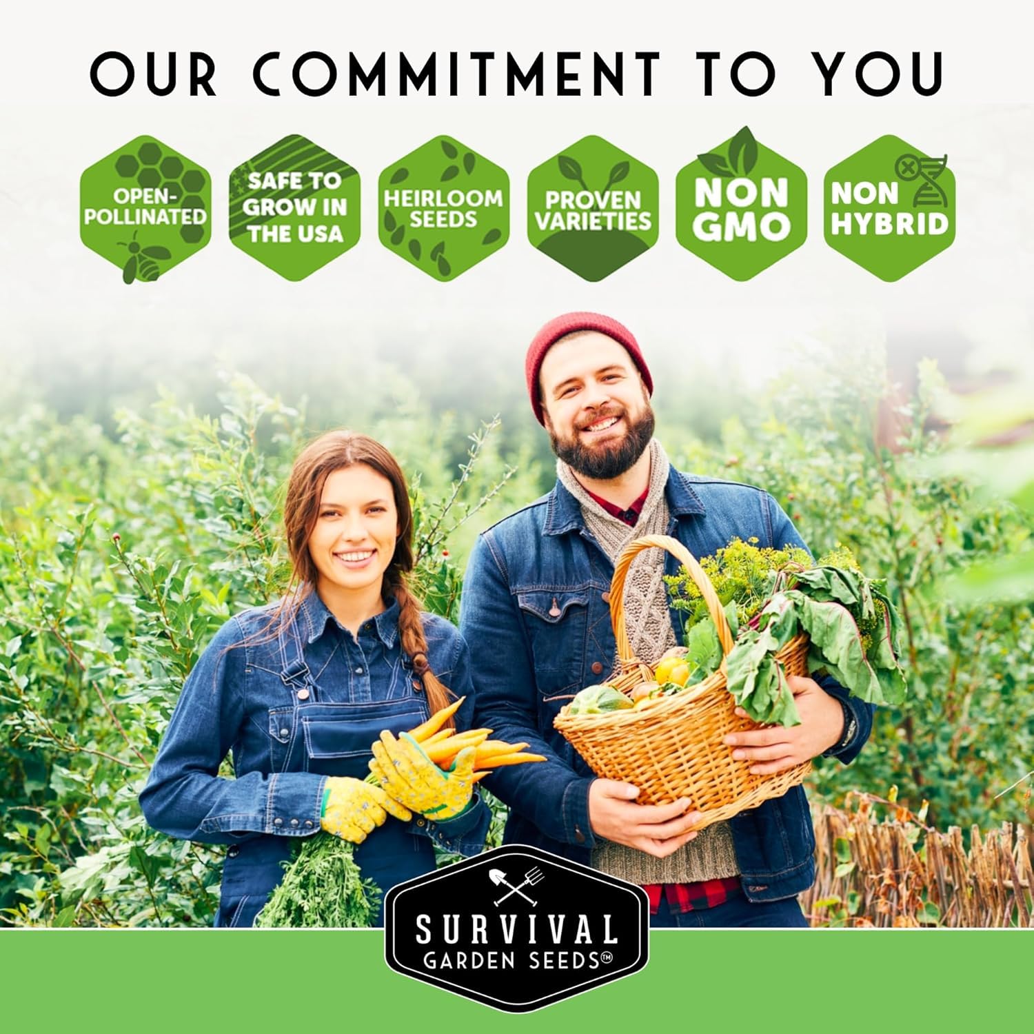 SURVIVAL GARDEN SEEDS family-owned-usa-brand supports backyard growers