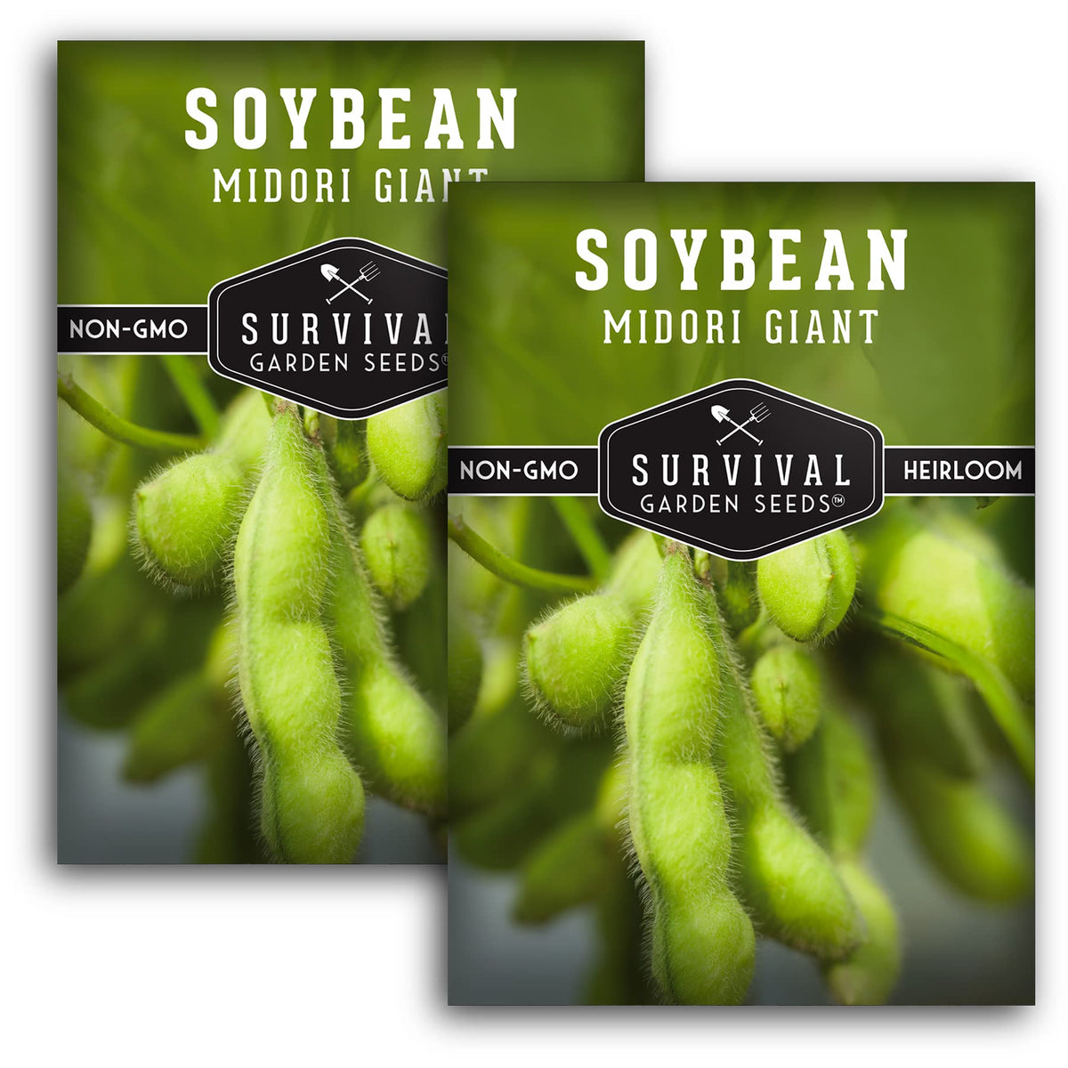 SURVIVAL GARDEN SEEDS Midori Giant seed packet ready for easy home sowing