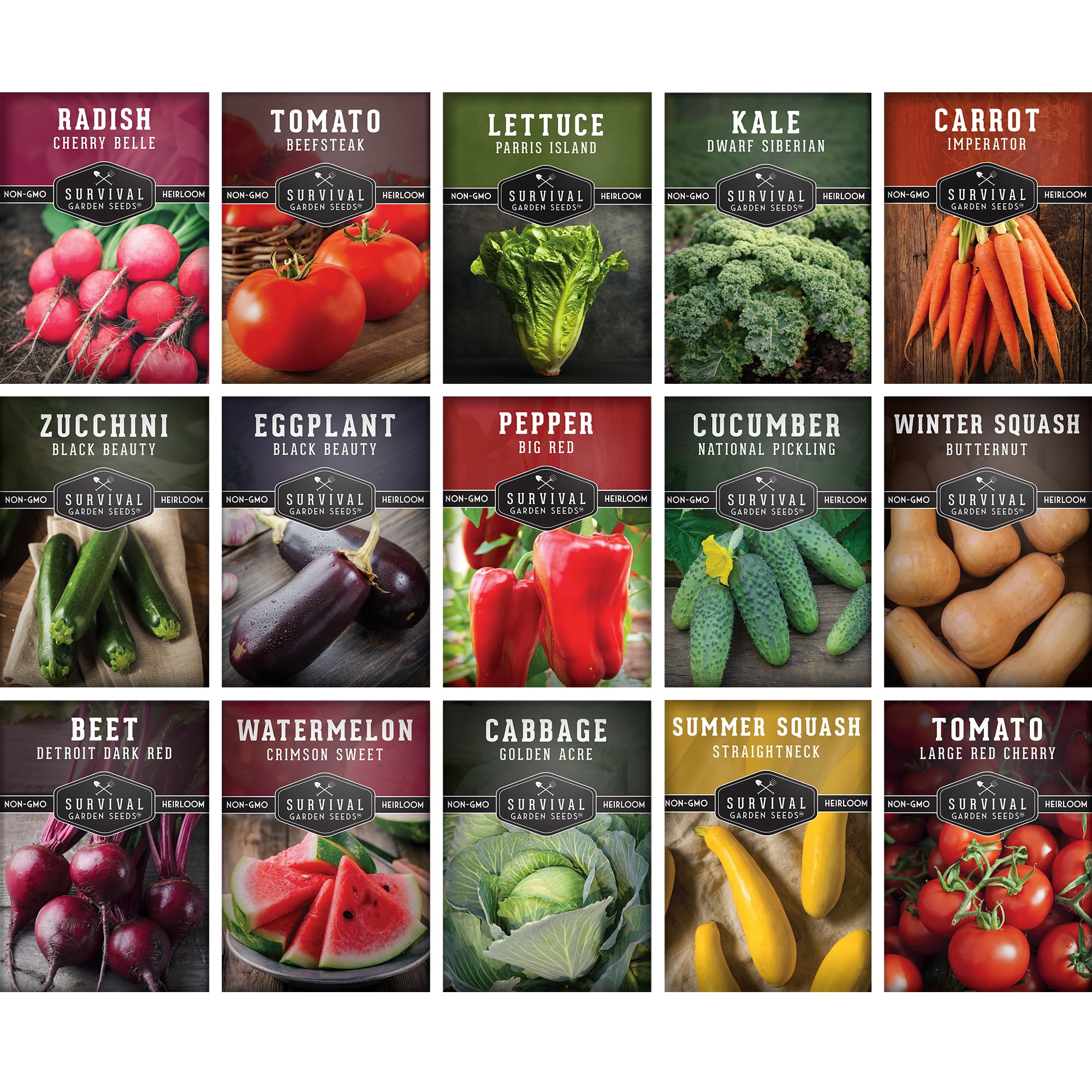 SURVIVAL GARDEN SEEDS beefsteak tomato seed for large, juicy harvests.