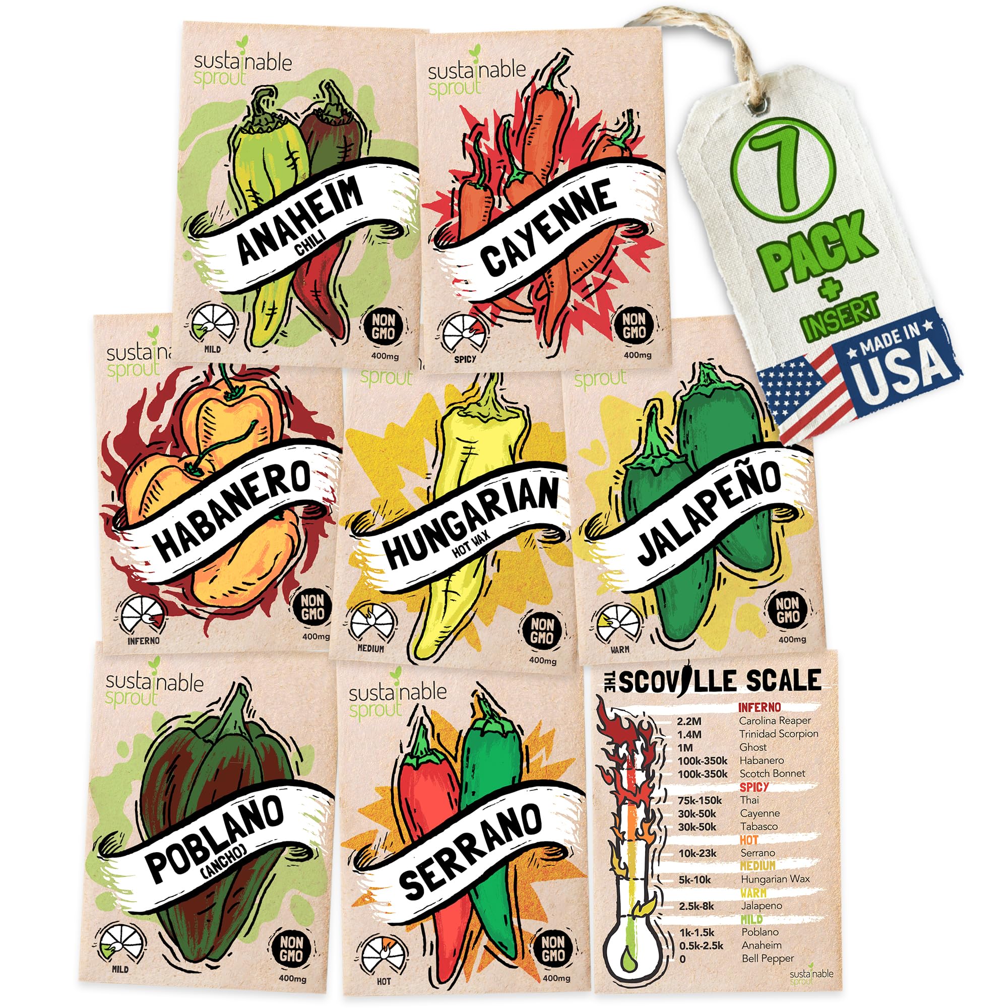 Sustainable Sprout pepper varieties thrive in home gardens indoors or outdoors.