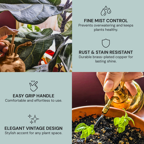 Sustainable Village Plant Mister ergonomic handle offers comfortable, strain-free watering sessions
