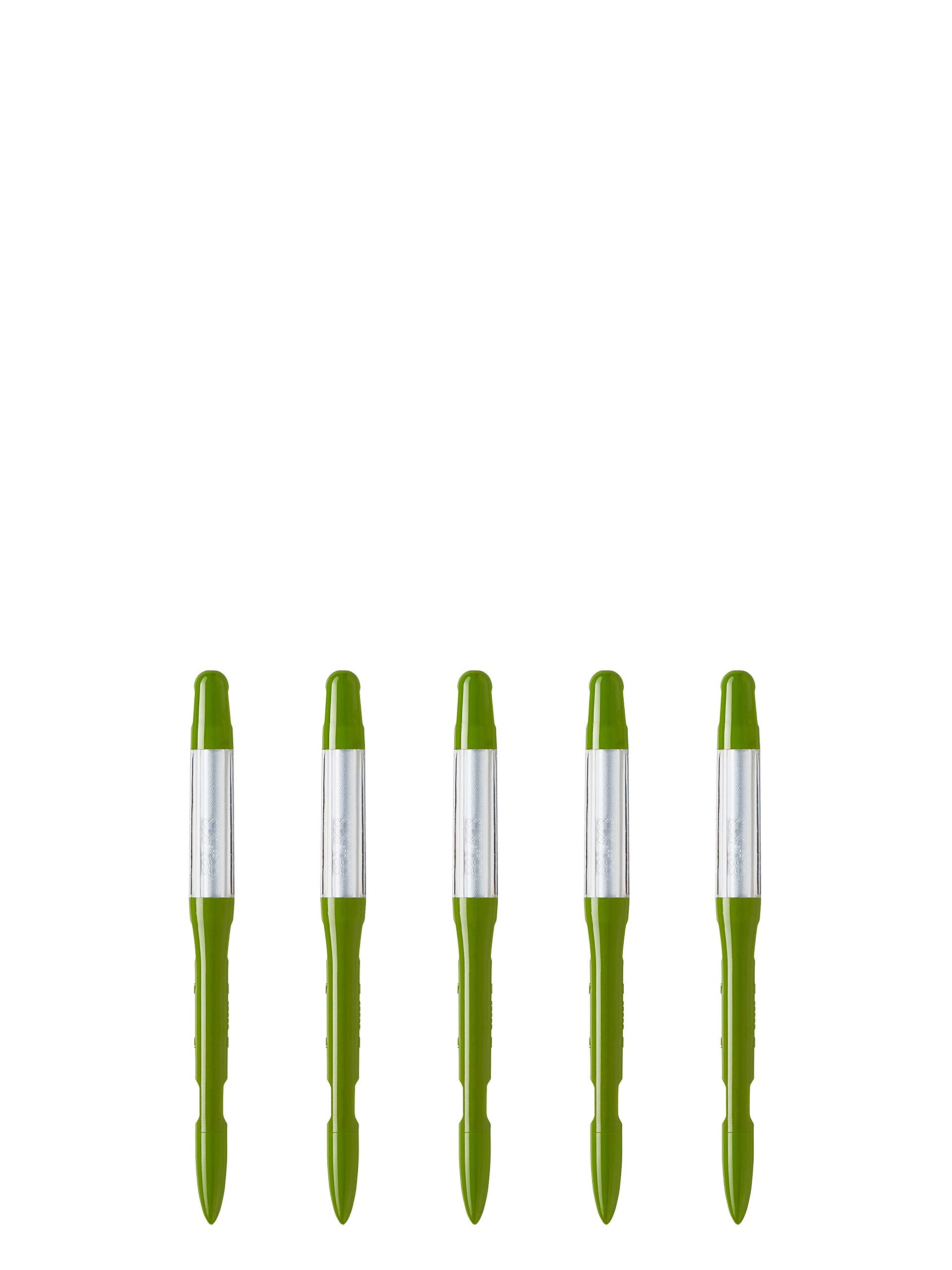Sustee Aquameter sticks in a small pot with blue indicator showing watered state.