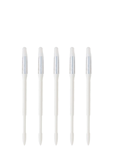 Sustee Aquameter set of five white units for medium pots, continuous moisture monitoring.