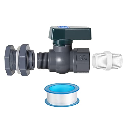 Suswillhit rain barrel spigot kit close-up for easy water transfer