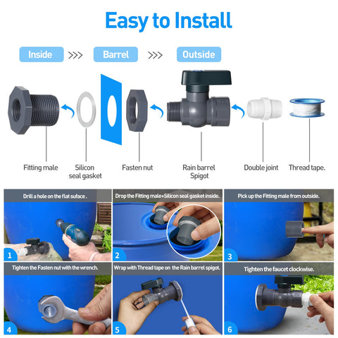 Suswillhit thread seal tape highlights secure, leak-free installation