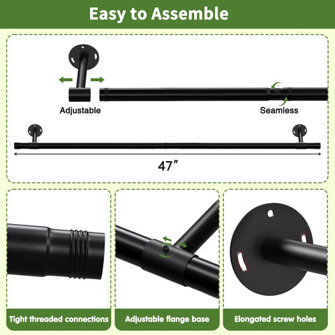 SUTINE ceiling and wall installation kit ready for quick setup