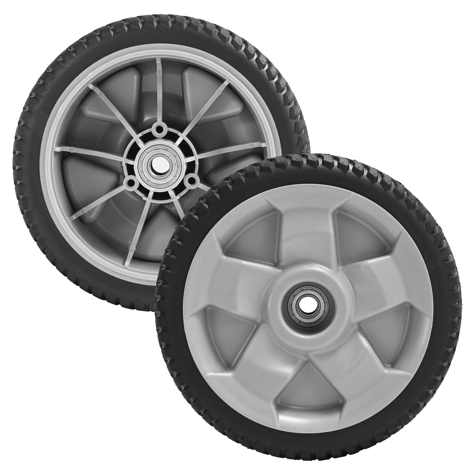 Sutmorly 8in wheel improves mowing stability and grip.