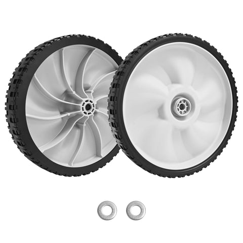 Sutmorly two-pack wheels keep your mower moving