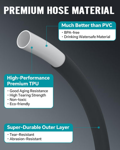 SUTREKY ultra-lightweight hose reduces fatigue during tasks.