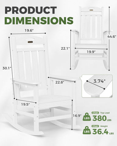 SUUNYN 380 lb capacity supports a wide range of users with sturdy seating