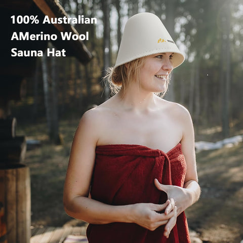 Suvast Merino Wool Sauna Hat care steps promote easy repeated use