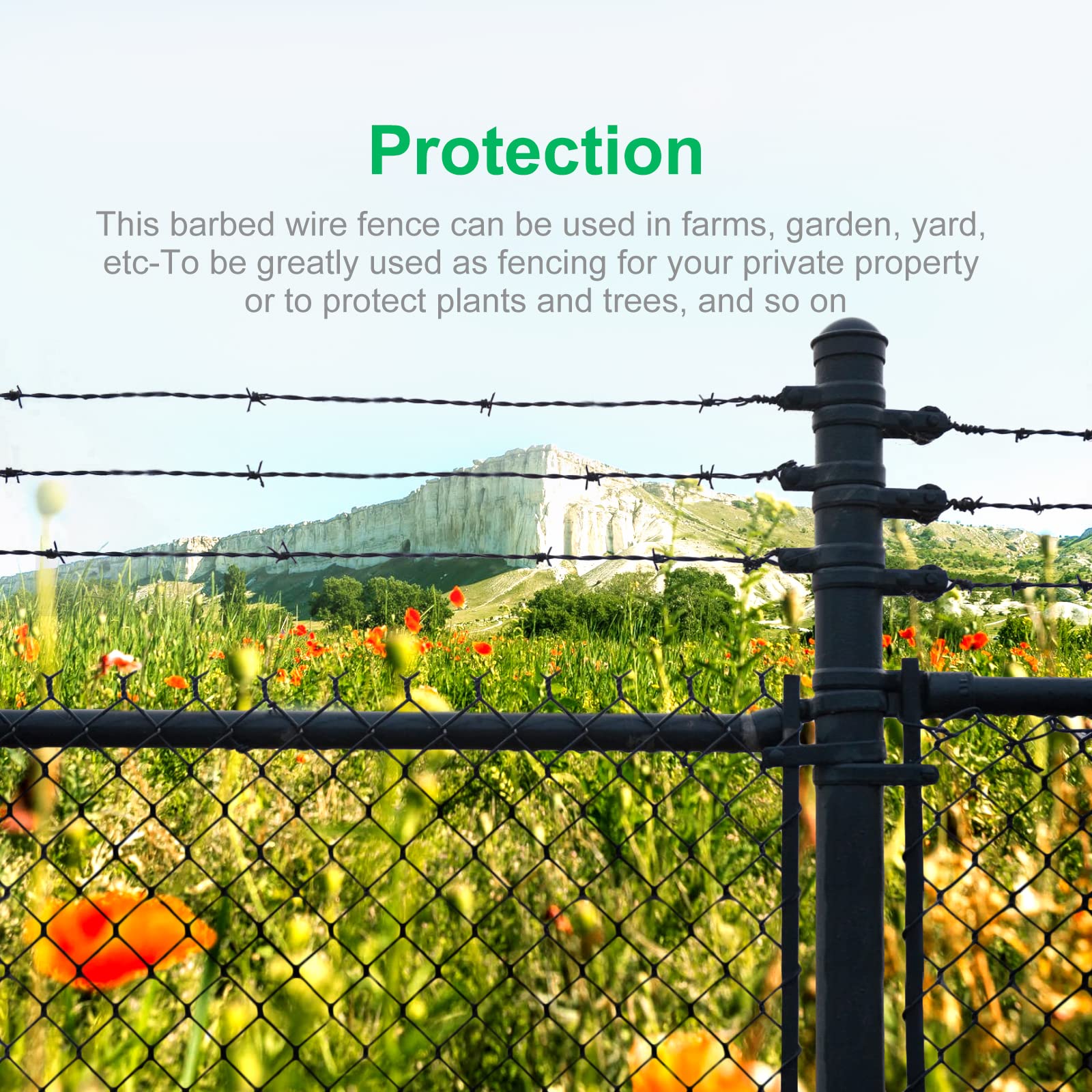 Suvunpo wire deterring small critters in yard and garden