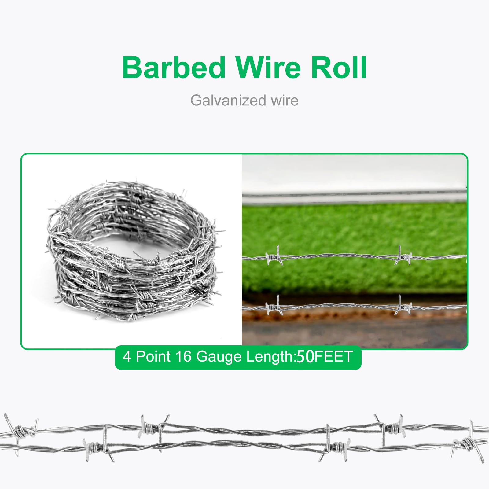 Suvunpo galvanized coating on barbed wire for rust resistance