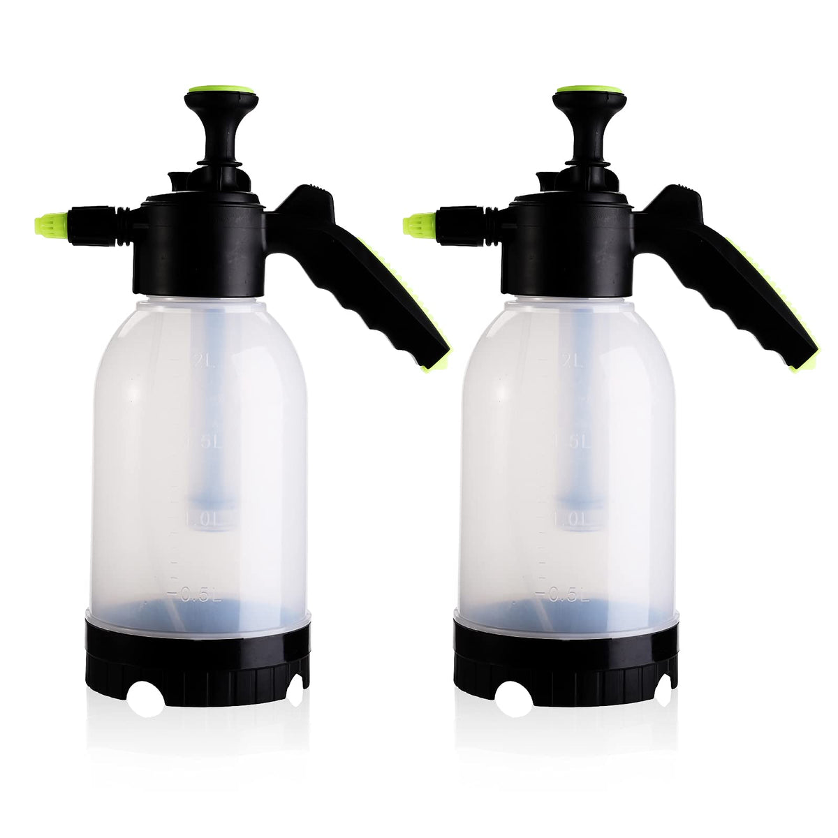 Suwimut 2 pack 0.5 gallon sprayer in use for lawn care with adjustable mist