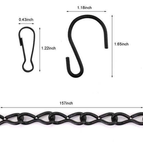 Suwimut durable iron chain resists rust and bending