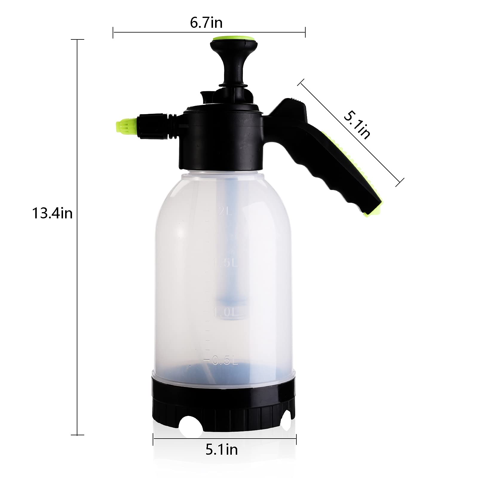 Suwimut handheld pump sprayer demonstrates quick pressurization and ease of use
