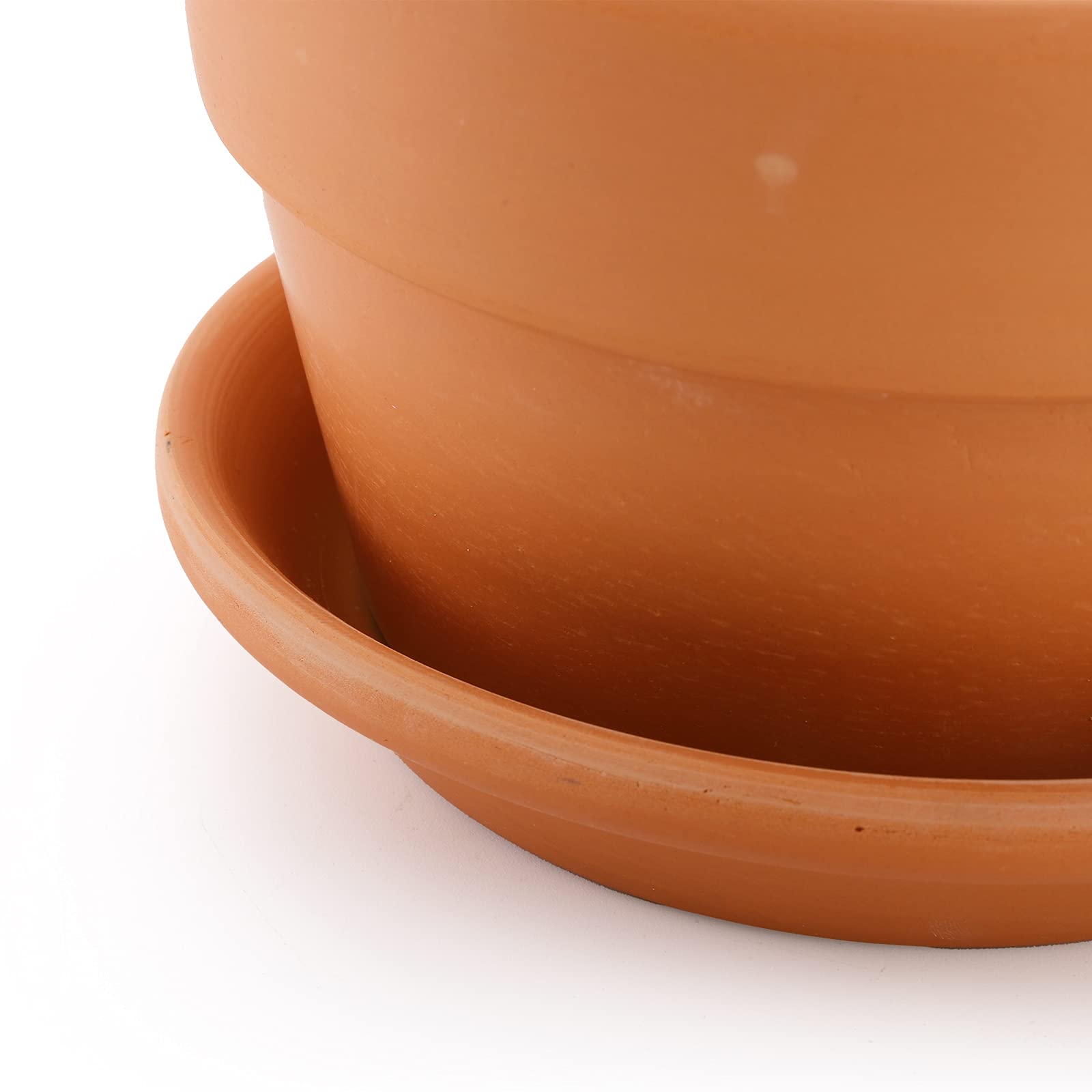 Suwimut neutral warm-toned pot enhances plant displays