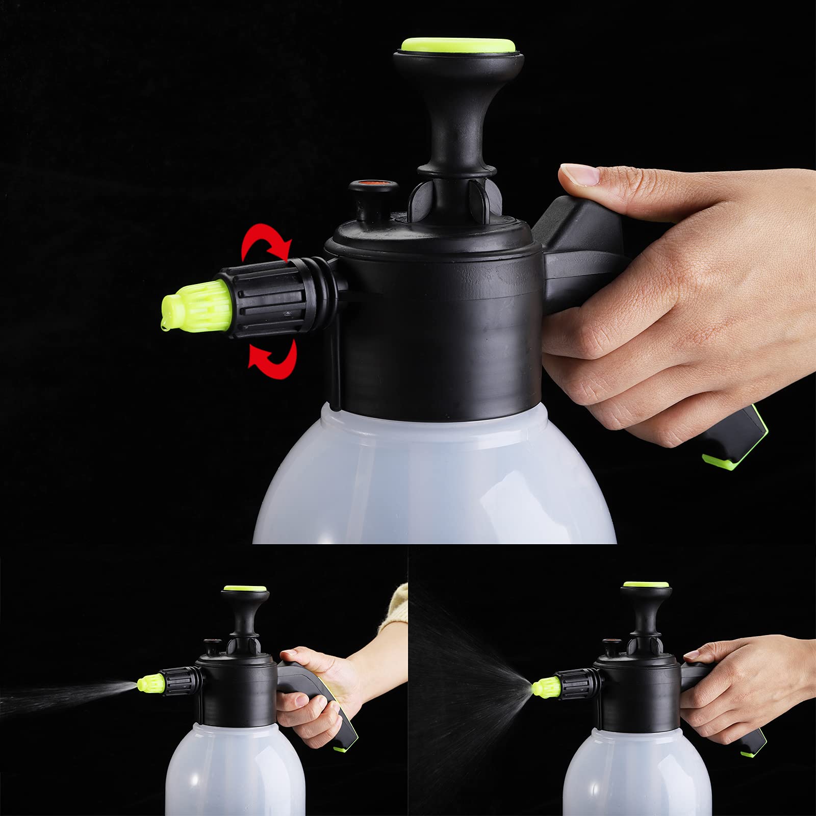 Suwimut translucent bottle with calibration scale for easy refills and monitoring