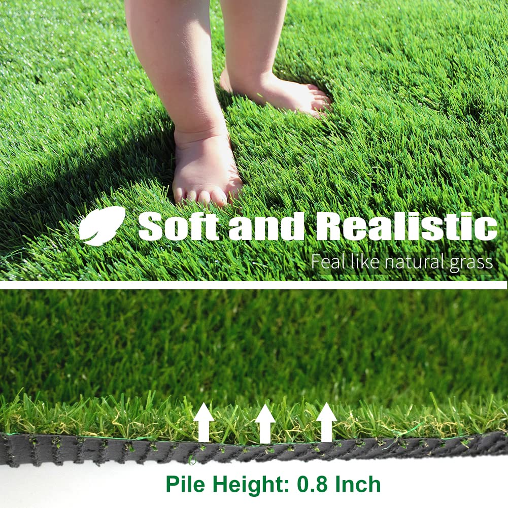 SUWUYUE artificial grass easy-installation for quick DIY setup.