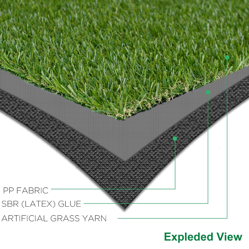 SUWUYUE artificial grass ideal for pet-friendly play areas and yards.