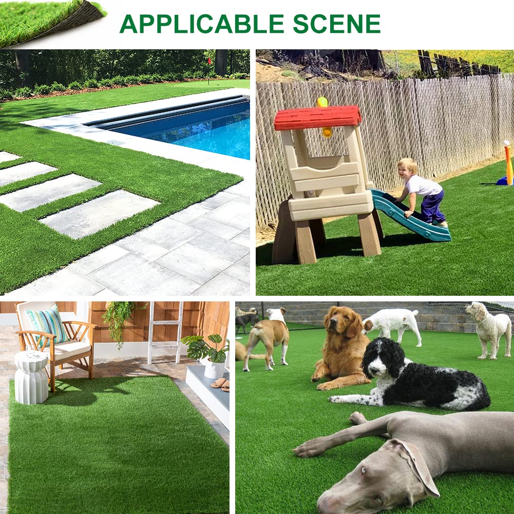 SUWUYUE artificial grass on rooftops creates a green balcony oasis.