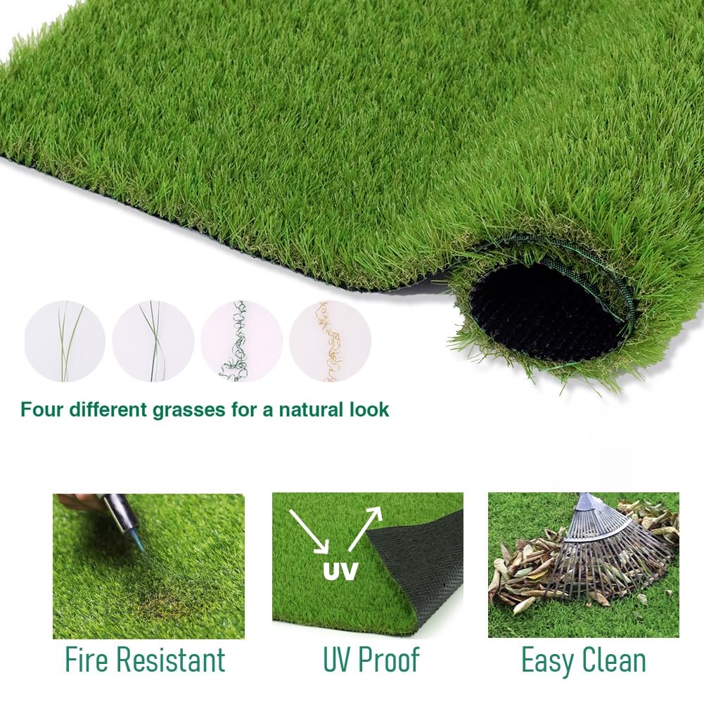 SUWUYUE indoor-outdoor landscape turf for decks and balconies.