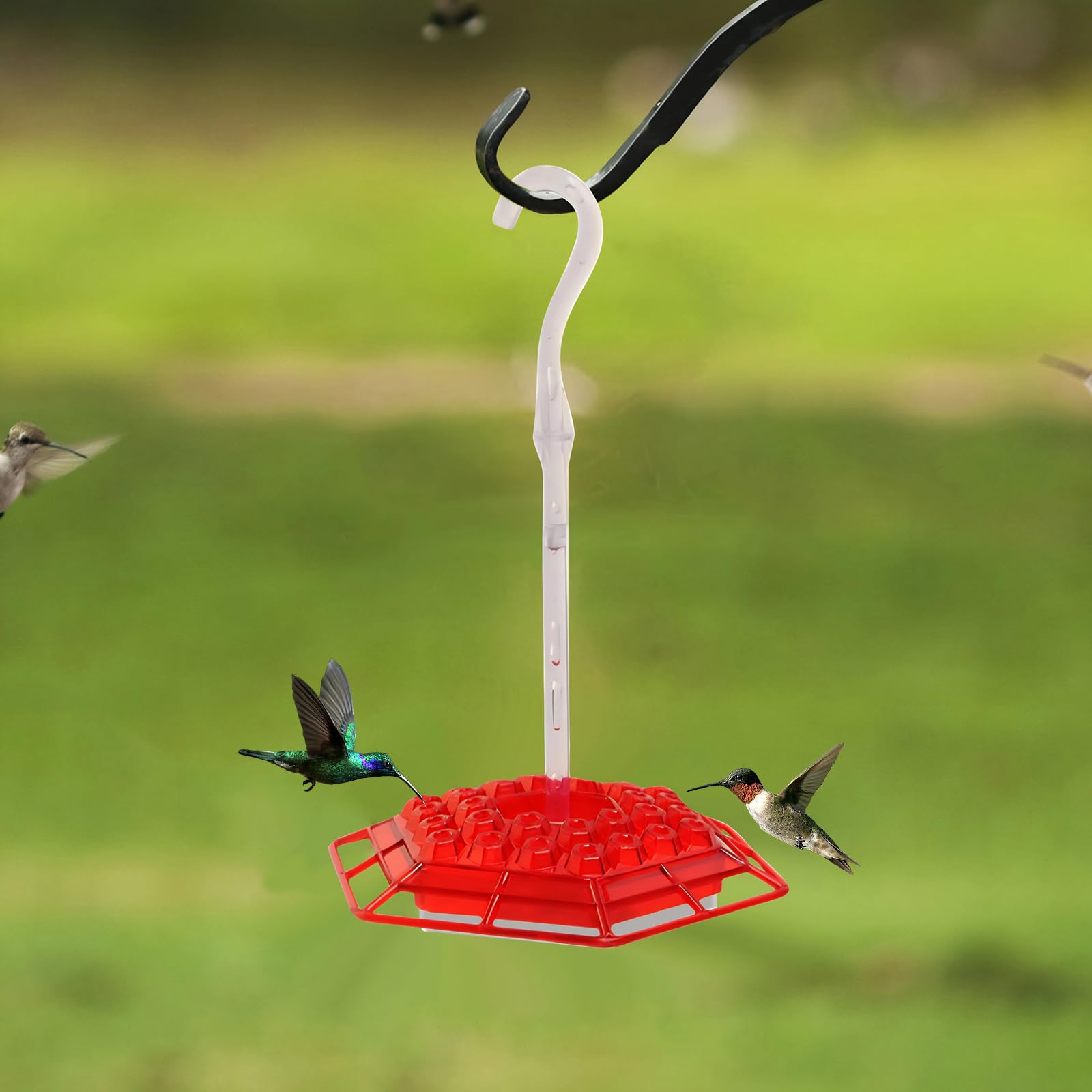 Suyue Y hummingbird feeder makes a thoughtful gift for bird lovers.