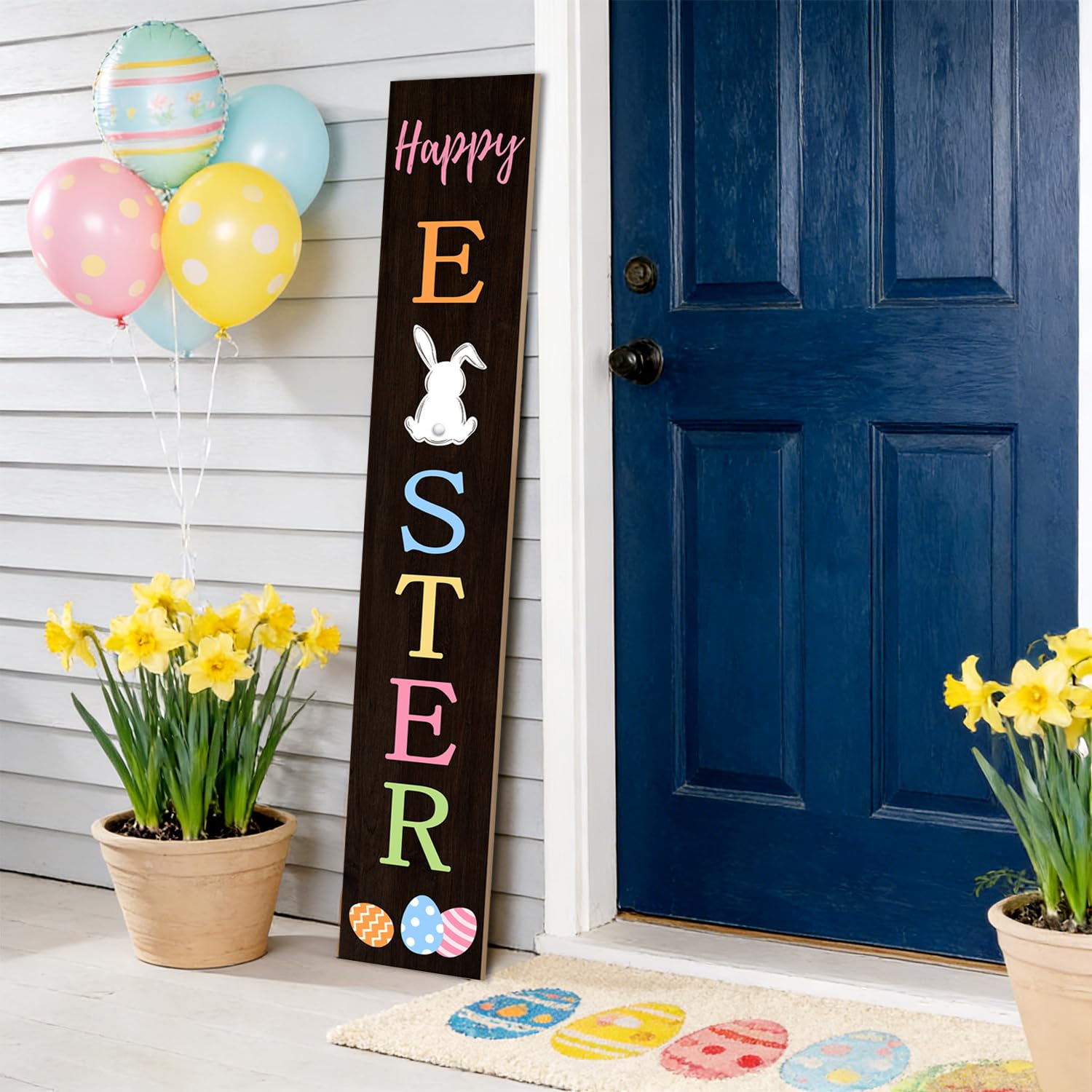 Suzejhe farmhouse sign features a crisp 0.8in border.