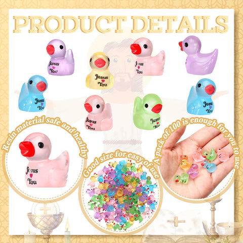 Suzile compact 0.79-inch mini ducks for easy decorating