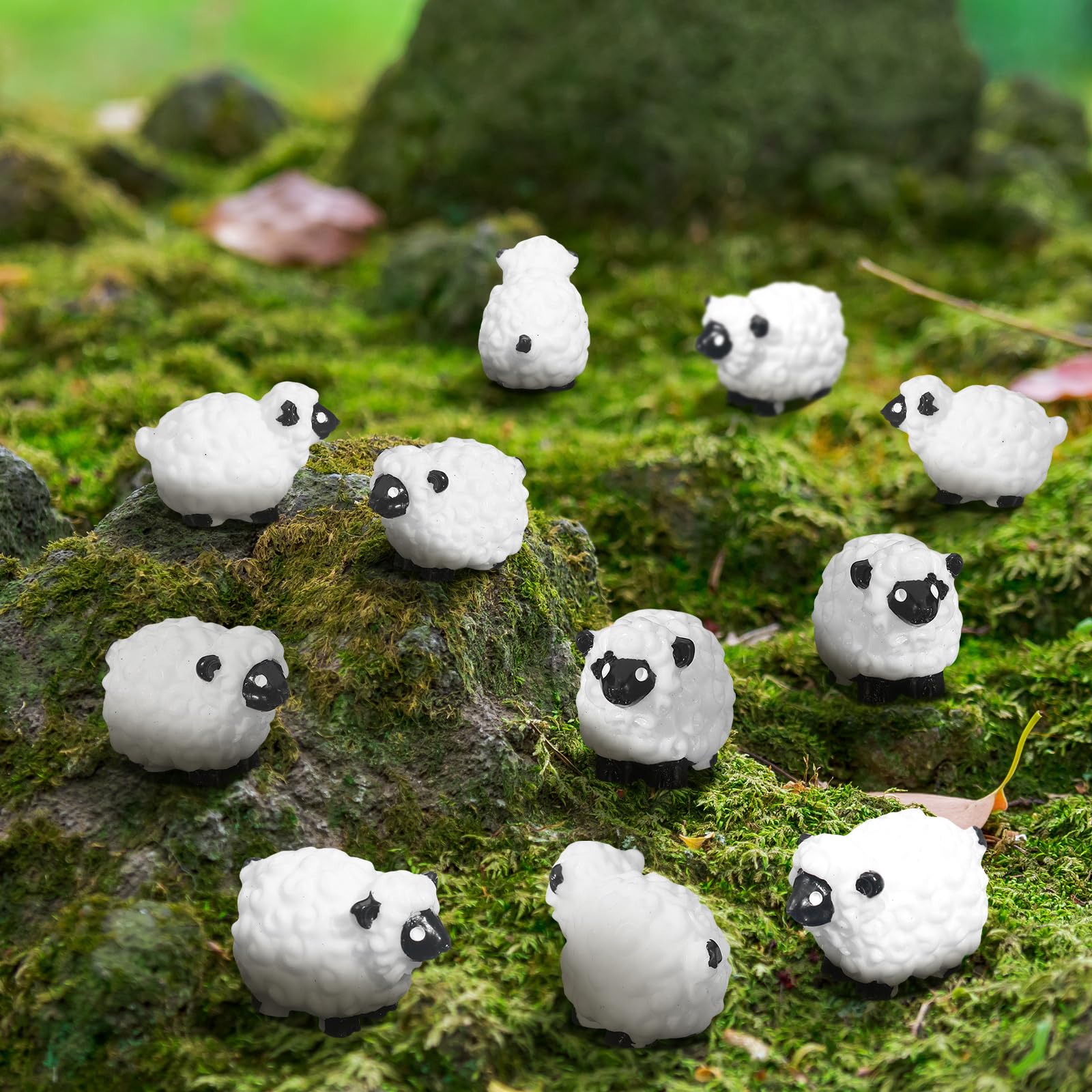 Suzile desktop-friendly sheep figurine brings gentle whimsy to desks and shelves