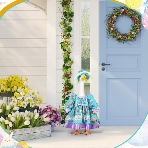 Suzile garden decor goose costume enhances outdoor displays