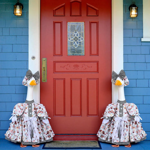 Suzile holiday-ready porch decor prop suited for spring and Easter.