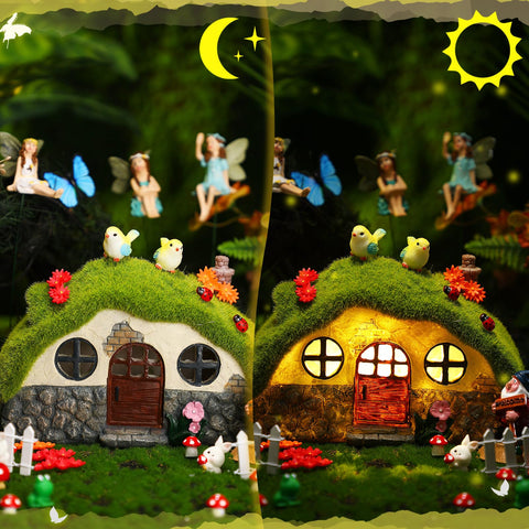 Suzile micro landscape décor suitable for gardens, pots, and indoor displays
