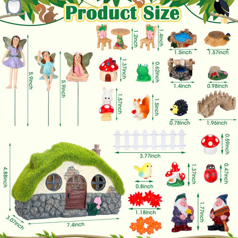 Suzile miniature gnomes and fairies add whimsy to gardens and pots