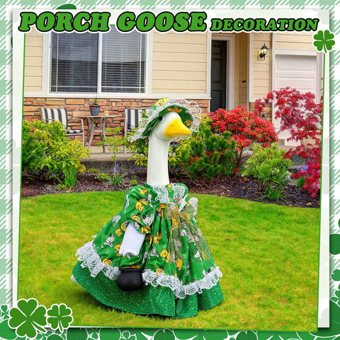Suzile outdoor-ready design supports yard displays and easy dressing for garden decor.