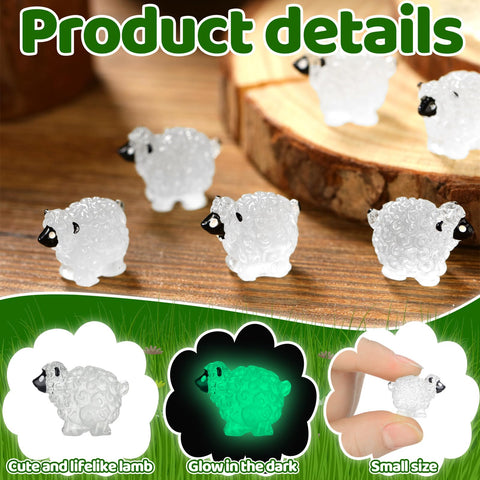 Suzile sheep ornaments add whimsical garden decor for pots and landscapes.