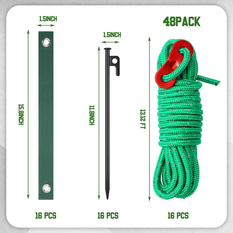 Suzile stake kit shows wide nylon straps protecting bark and guiding growth.