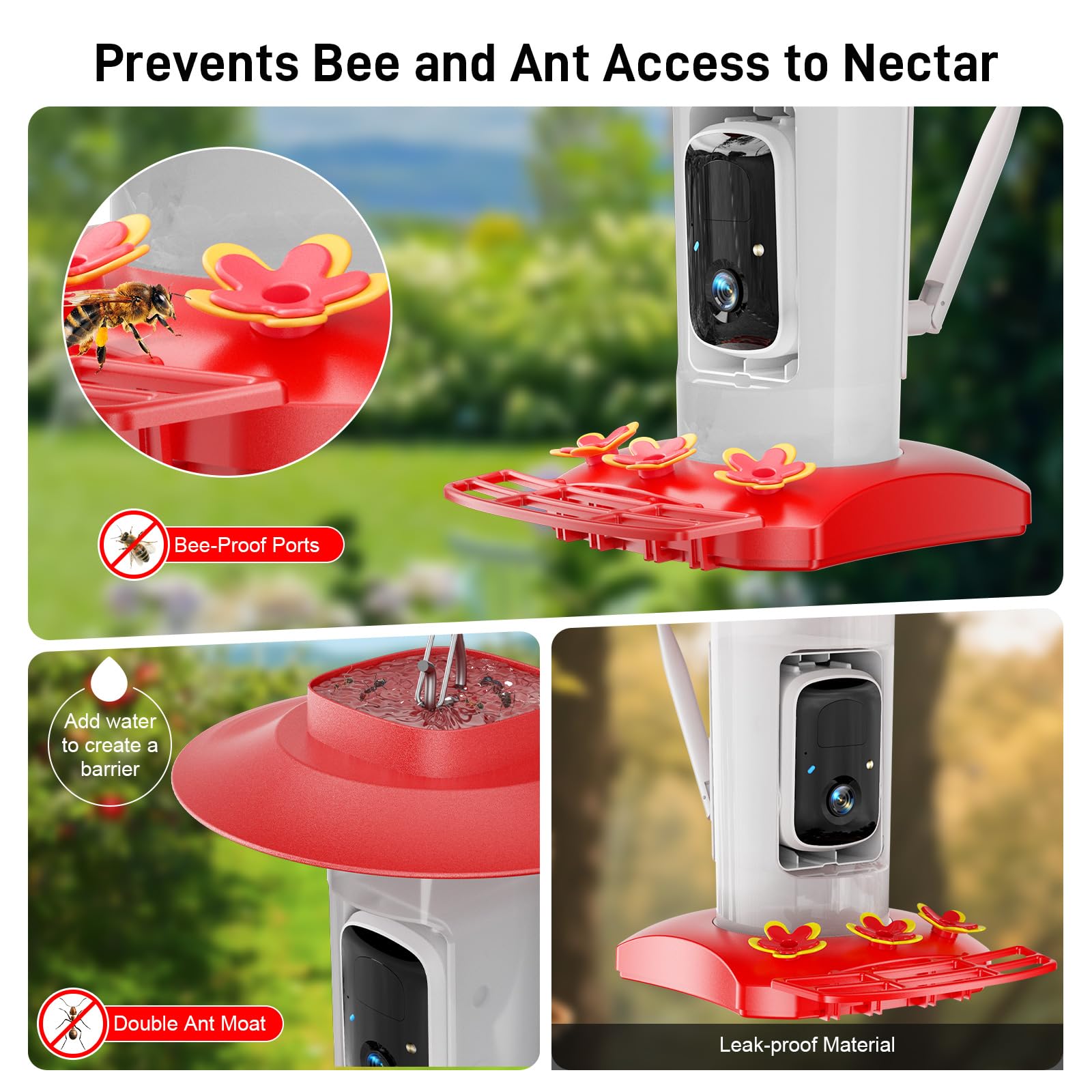 SV3C solar-powered feeder runs up to six months per charge.