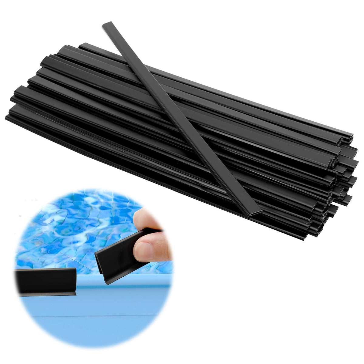 Svepndic 60pcs coping strips packaging showcases replacement kit for above-ground pools