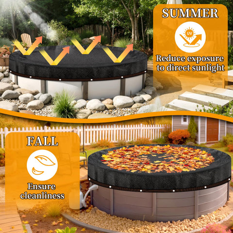 Svepndic easy-installation coverage saves setup time before pool days.