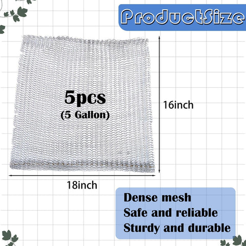 Svepndic stainless steel mesh basket deterring gophers around shrubs and vegetables