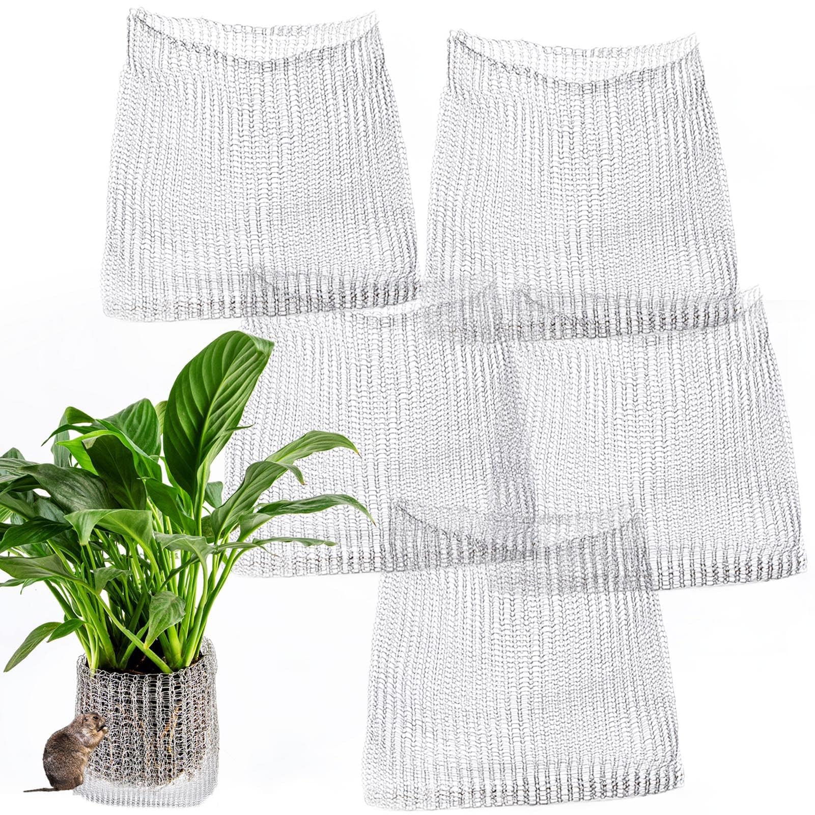 Svepndic root guard 5-gallon basket protecting fruit trees from burrowing animals