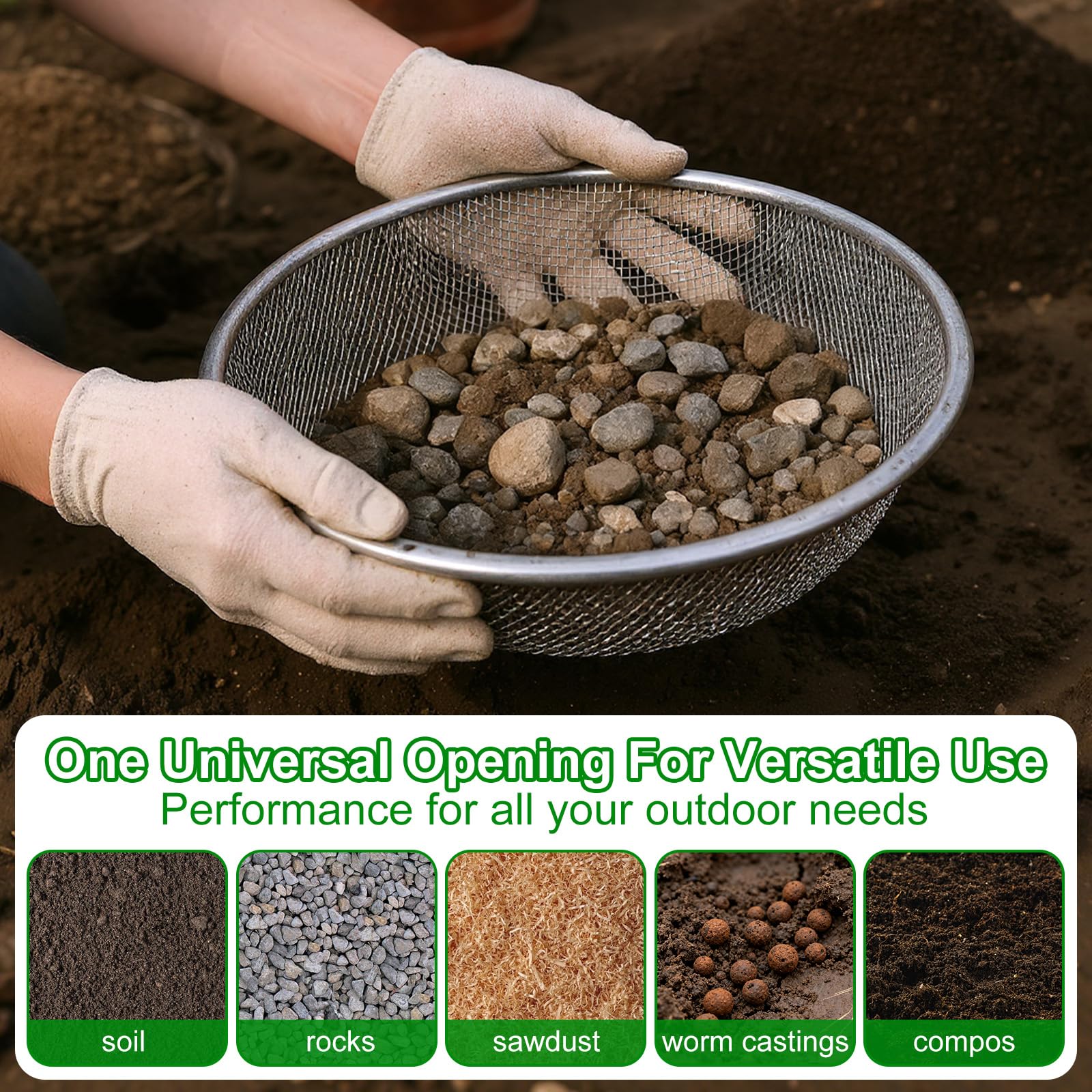 Svincolare multi-purpose gardening tool aids soil cleanliness and weed-free results