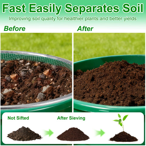 Svincolare 3mm mesh screens small debris for refined compost and worm castings