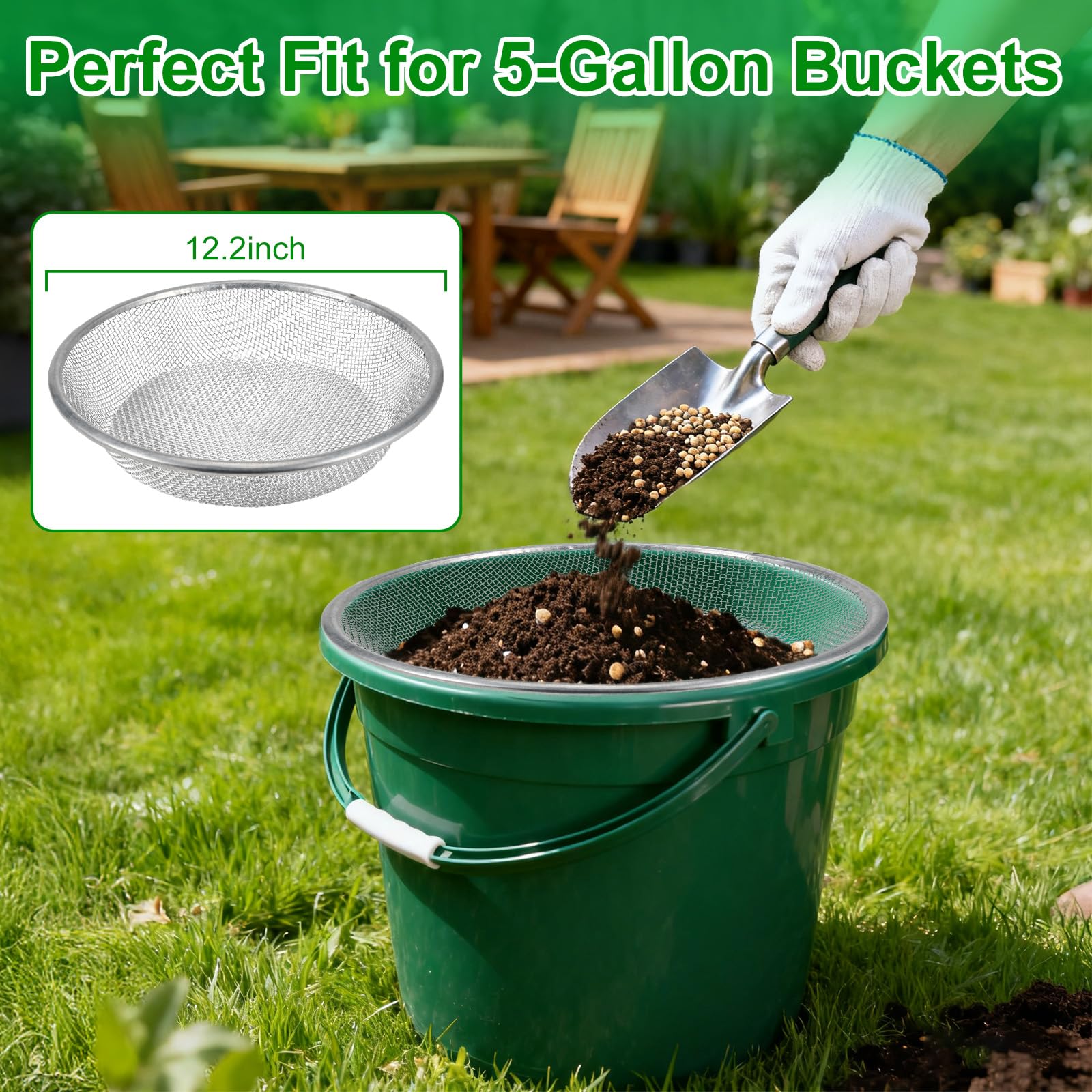 Svincolare 6mm mesh provides precise filtration of rocks and finer particles