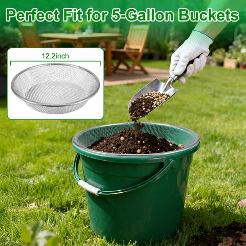 Svincolare 6mm mesh provides precise filtration of rocks and finer particles
