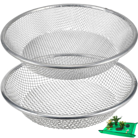Svincolare soil sifter on a 5-gallon bucket for quick soil screening