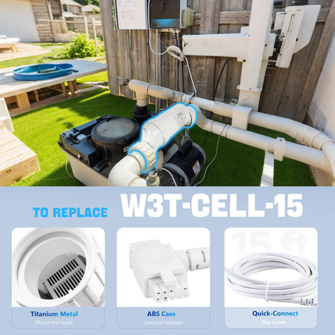 Svipxoxo T-15 3-inch pipeline fit supports many pool setups.