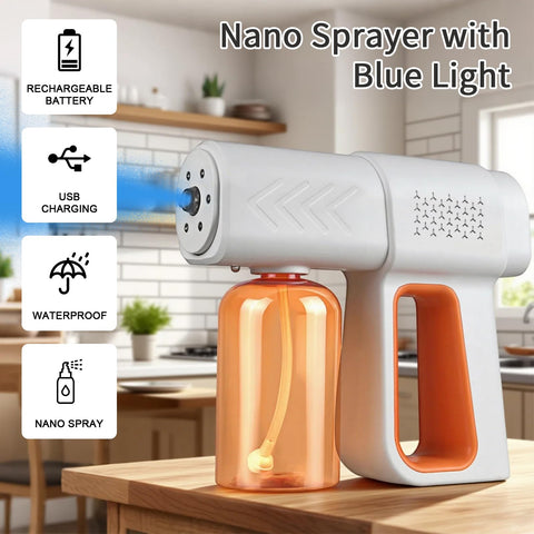 Svkipibe USB rechargeable bottle 380ml with clear liquid level visibility.